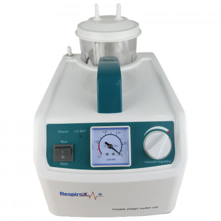 Aspirator Secretii RespiroX JLP-002, 1000 ml, ≥ 0.075 MPa, 15 LPM, cu baterie [2]