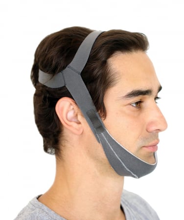 Confort si optimizare terapie CPAP - Banda anti sforait / fixare barbie terapie CPAP - Best in Rest