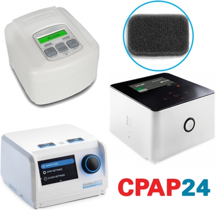 Filtre CPAP - Filtru negru particule grosiere ( > 3 μm) CPAP DeVilbiss  (SleepCube, Blue, Cube 30 ATV)