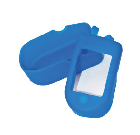 Pulsoximetre - Husa protectie Puls Oximetru, siliconica, albastra