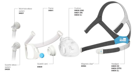 Mască CPAP Full Face AirFit F40 ResMed | CPAP24.RO [3]