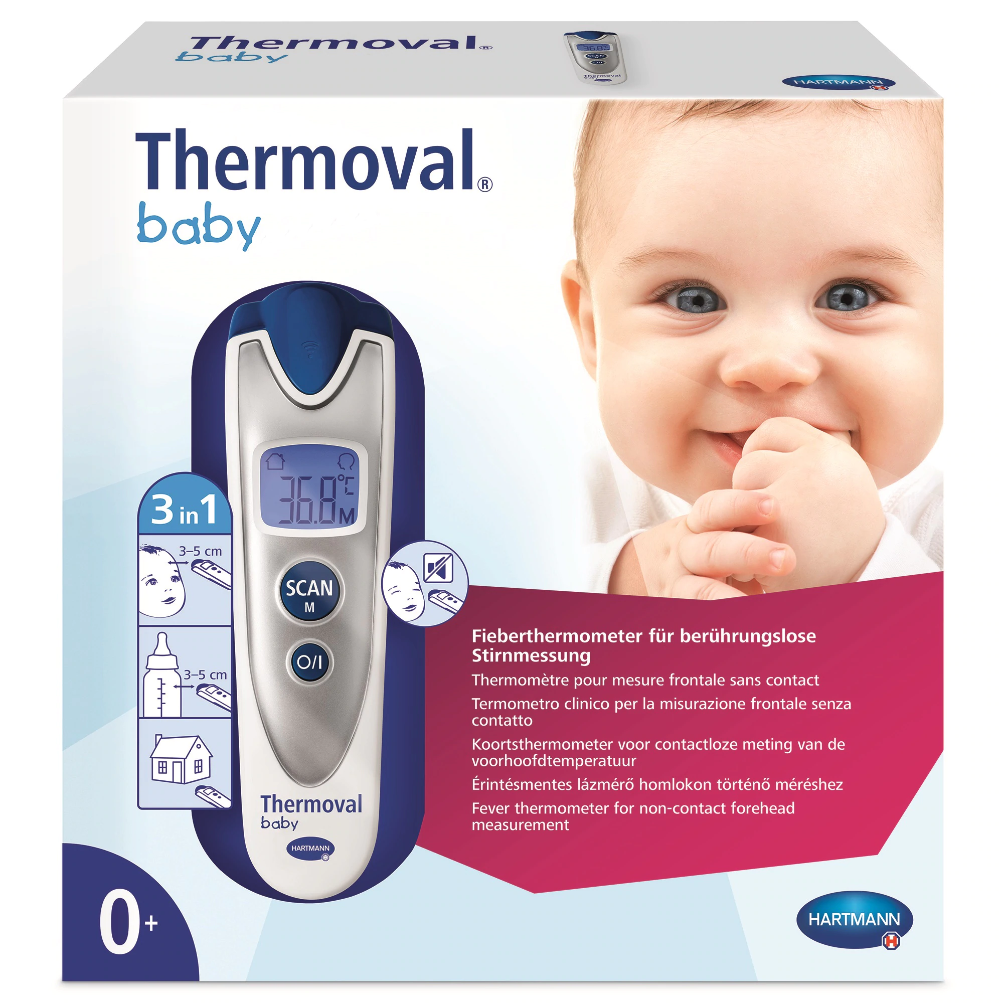 Termometru infrarosu Hartmann, non-contact - Thermoval Baby [1]