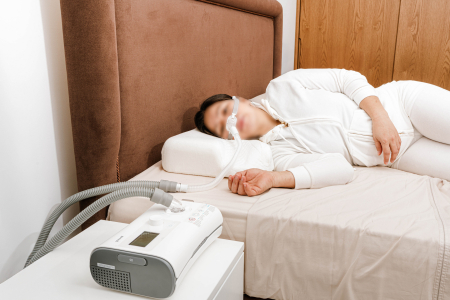 Perna CPAP &BiPAP - spuma cu memorie, anatomica, 50x32x10cm [3]