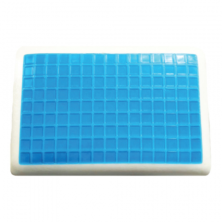 Perna CPAP - Perna cu husa Aloe Vera - spuma cu memorie si gel, 60x40x12cm