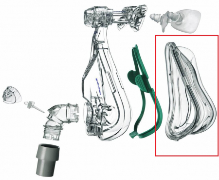 Perna silicon masca CPAP Full Face Mirage Quattro [1]