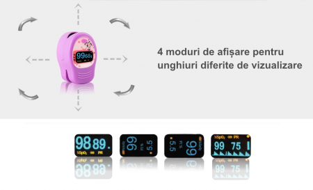Pulsoximetru pediatric PC‐60D2, display OLED [3]