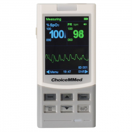 Pulsoximetre - Pulsoximetru profesional MD300M, cu senzor pentru deget, adult