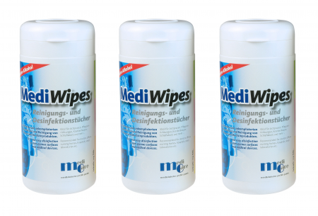 Accesorii CPAP - Servetele umede curatare/dezinfectare masca CPAP - MediWipes Neutral (115buc,30x30cm)