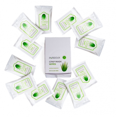 Accesorii CPAP - Servetele umede curatare masca CPAP - Purdoux Aloe Vera