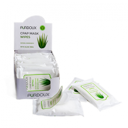 Servetele umede curatare masca CPAP - Purdoux Aloe Vera [1]