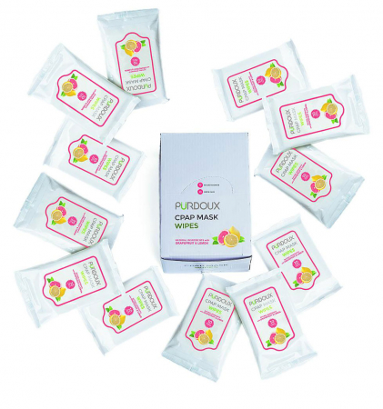 Accesorii CPAP - Servetele umede curatare masca CPAP - Purdoux Aloe Vera
