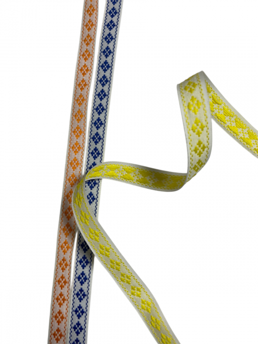 Bandă țesută motiv etnic 1.2cm [1]