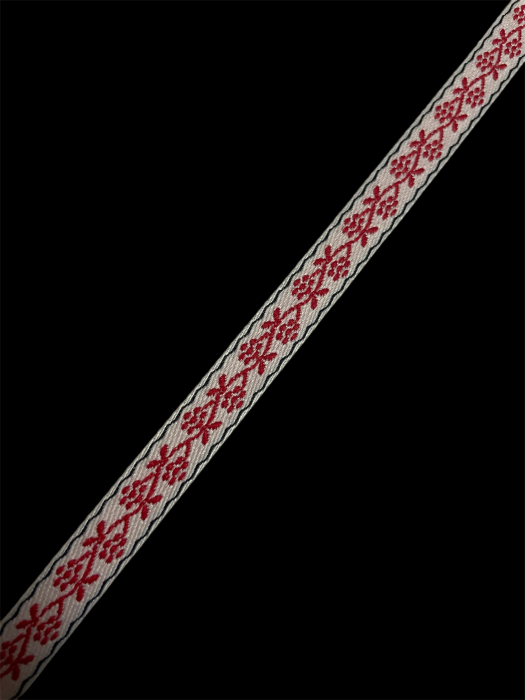 Bandă țesută motiv etnic 1.2cm [2]