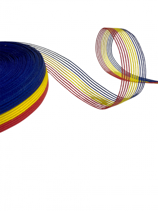 Banda tricolor - organza 2 cm [2]