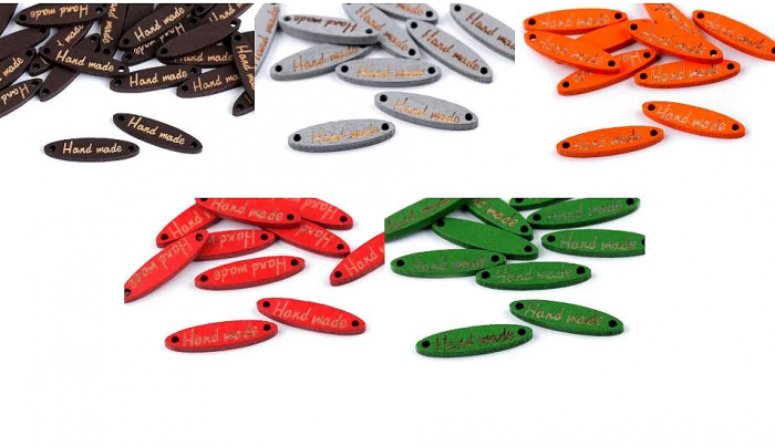 Etichete lemn Handmade 6x27mm [2]