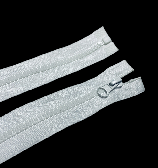 Fermoar injectat detasabil 60cm - alb [1]