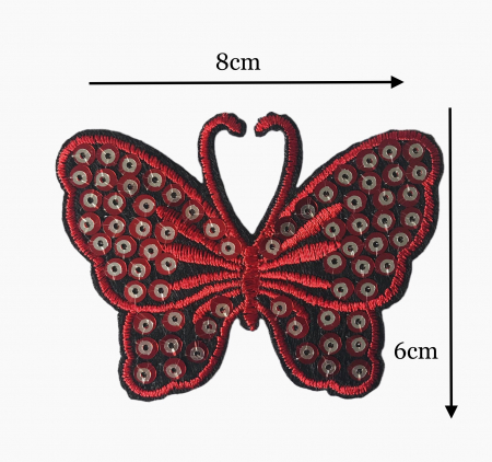 Aplicații decorative - Aplicatie termoadeziva - fluture