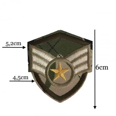 Aplicații decorative - Aplicatii termoadezive - armata
