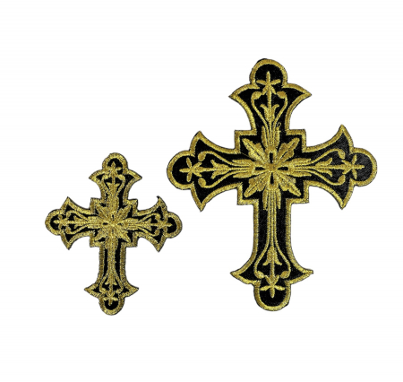 Aplicații decorative - Aplicatii termoadezive lurex - biserica