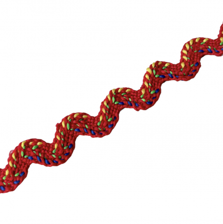 Bandă colorată zig zag [0]