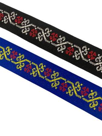 Bandă țesută motiv etnic 4 cm [2]