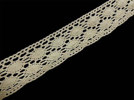 Dantelă - Dantela bumbac 5 cm - ecru