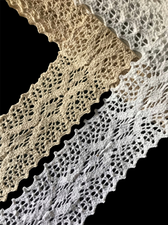 Dantelă bumbac - Dantela bumbac 6.5cm