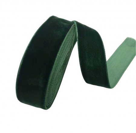 Panglica catifea - Panglica din catifea 40mm - verde smarald