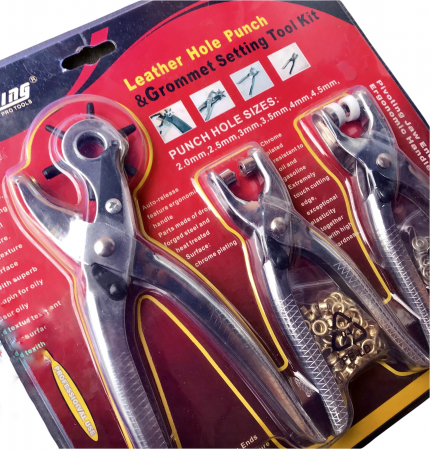 Set 3 clești pentru perforat/capsat/fixat [1]