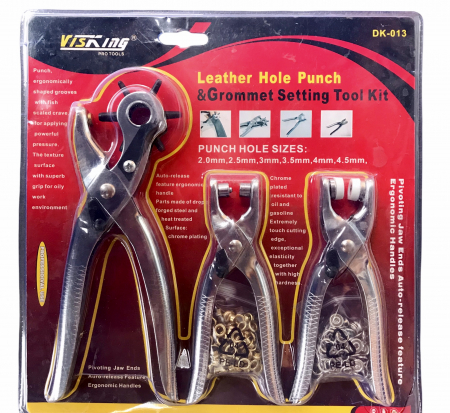 Instrumente - Set 3 clești pentru perforat/capsat/fixat