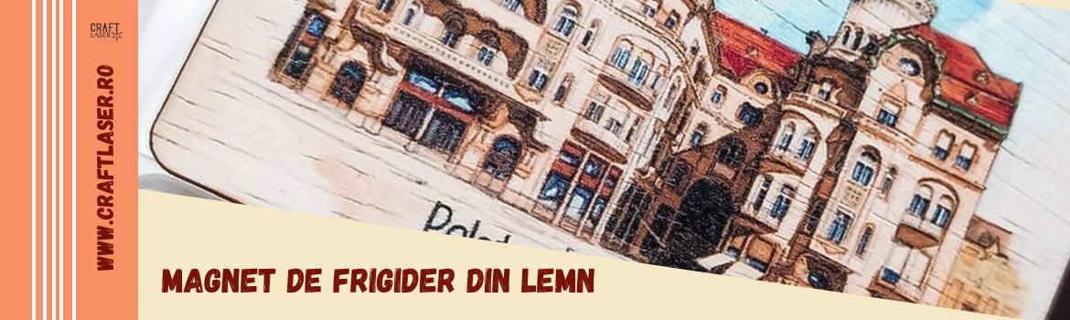 Magneti de frigider din lemn