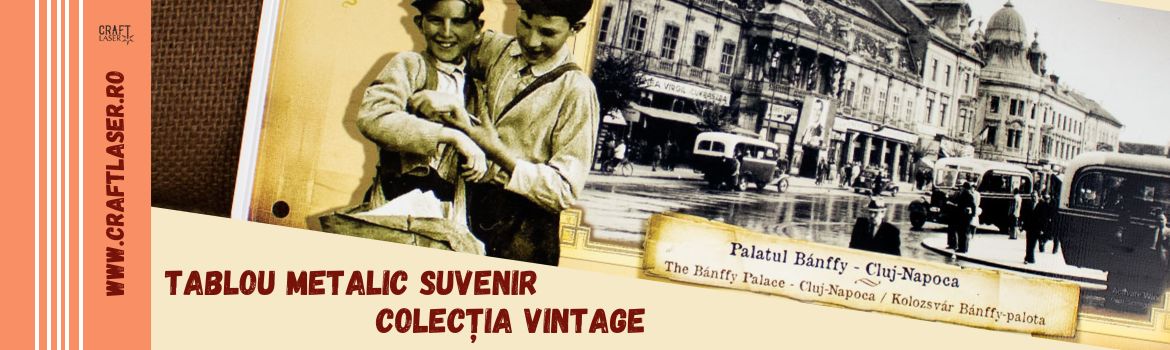 tablou metalic suvenir colectia Vintage