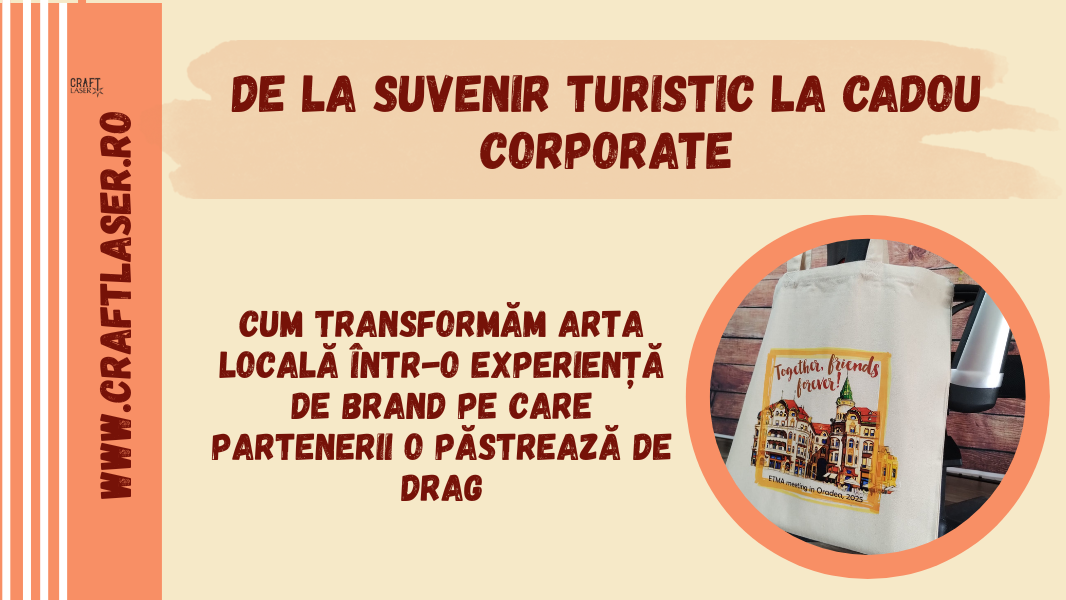 De la suvenir turistic la cadou corporate: Cum transformăm arta locală într-o experiență de brand pe care partenerii o păstrează de drag
