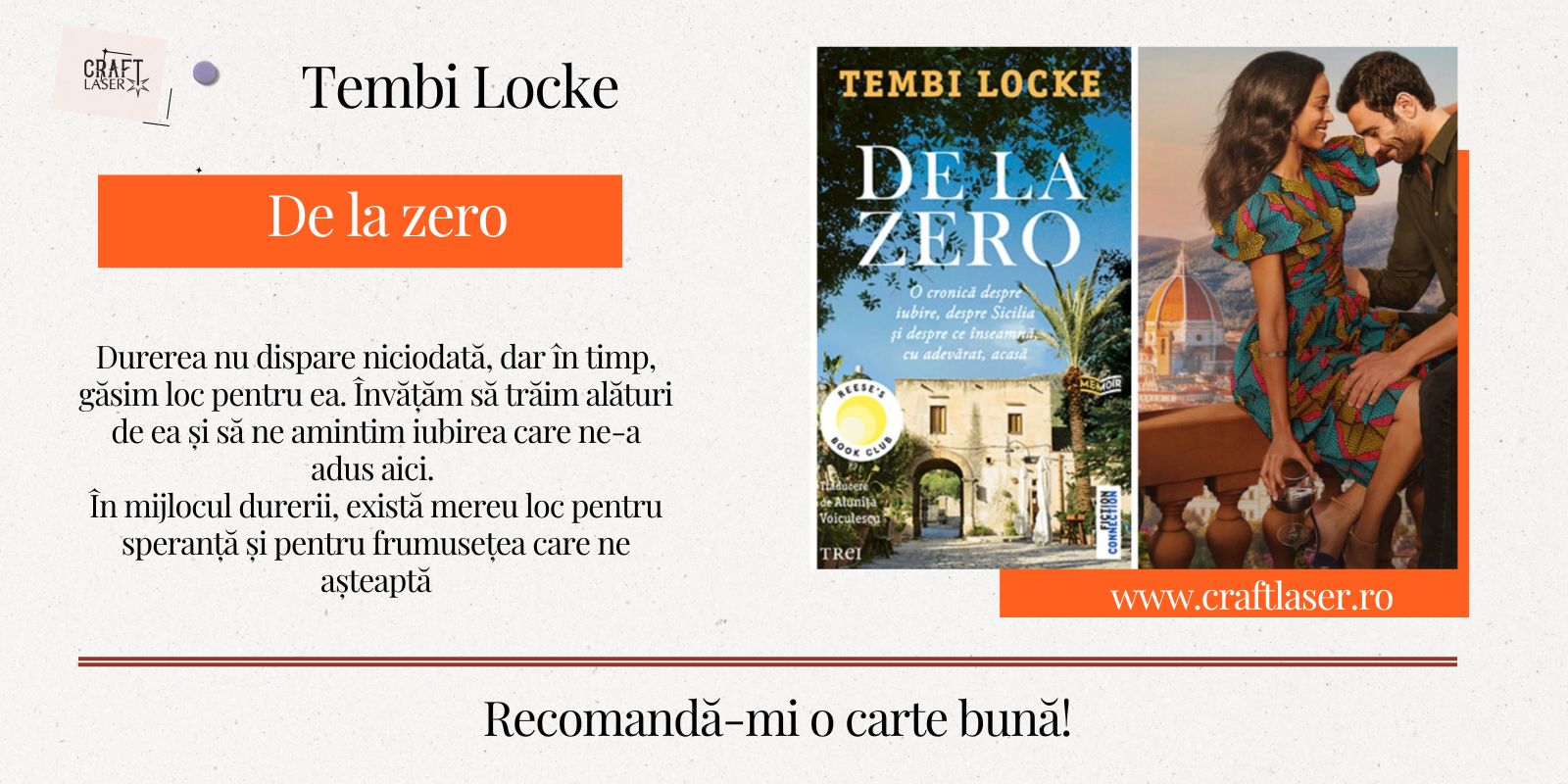 "De la zero", de Tembi Locke (recenzie)