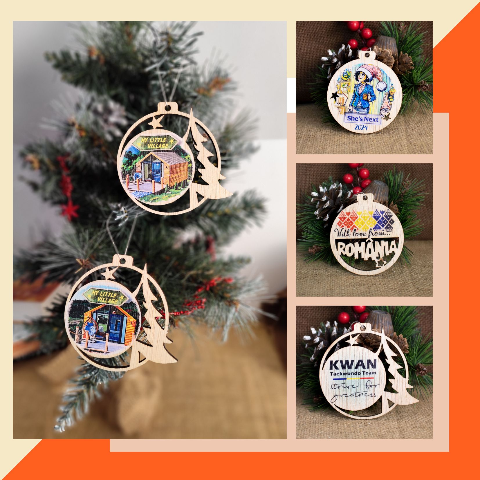 GLOB DIN LEMN PERSONALIZAT