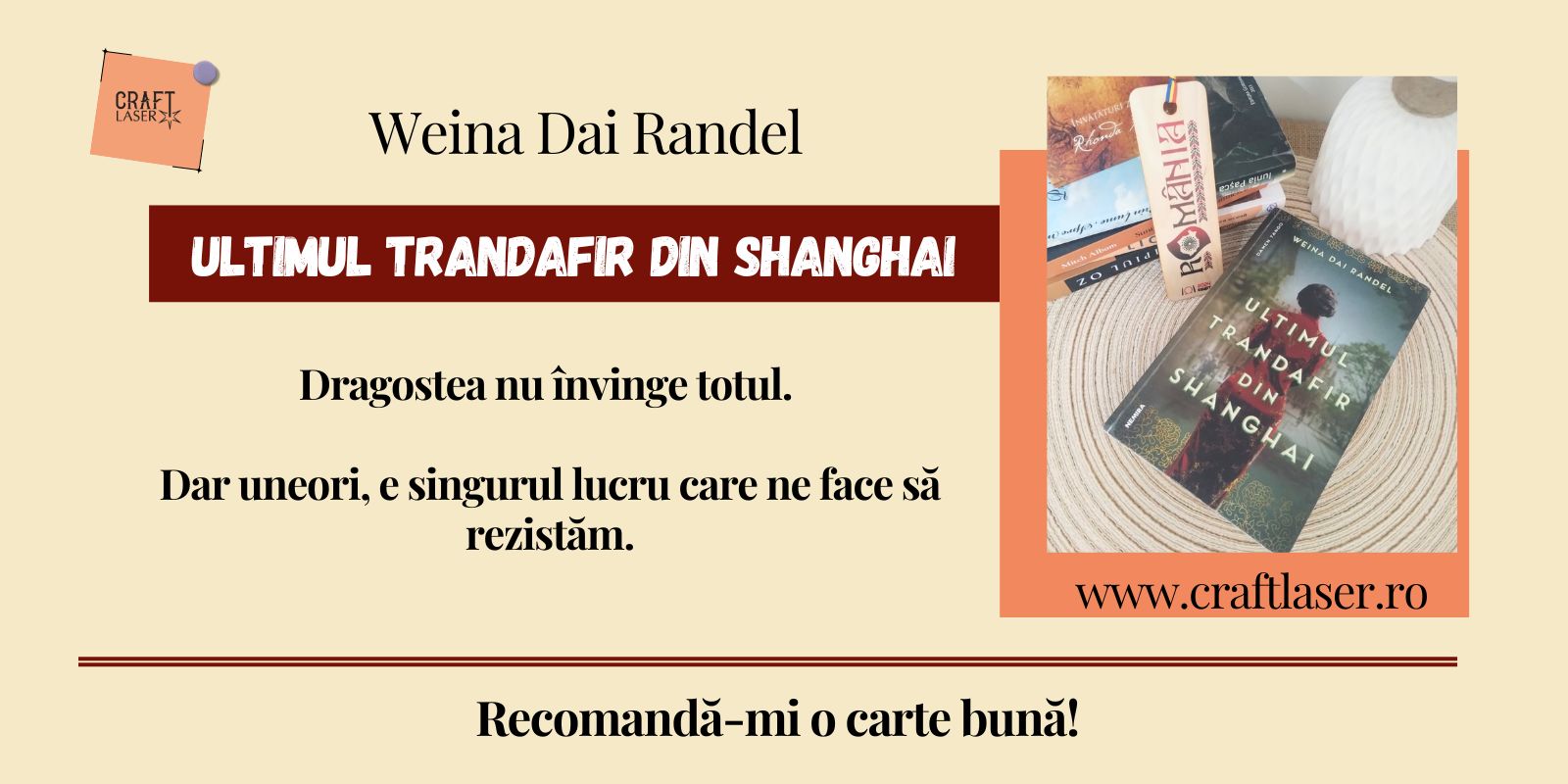 Ultimul trandafir din Shanghai, de Weina Dai Randel (recenzie)