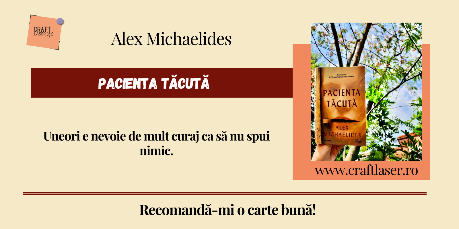 Pacienta tacută, de Alex Michaelides (recenzie)