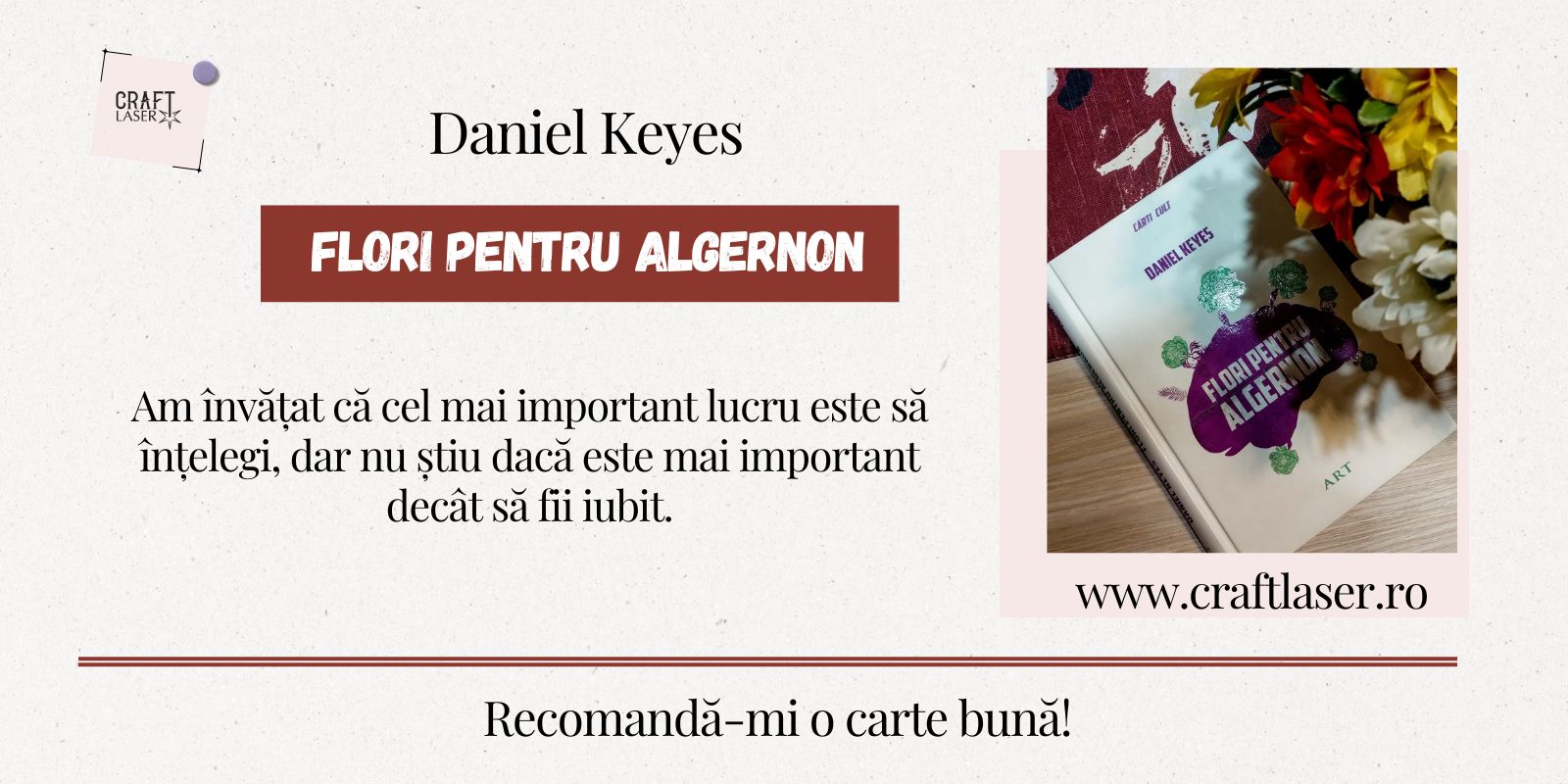 Flori pentru Algernon, de Daniel Keyes (recenzie)