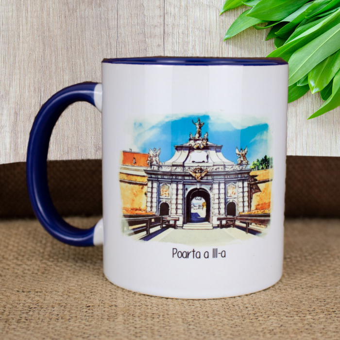 Cana suvenir Poarta a III-a, Cetatea Alba Carolina, Alba Iulia (Intra in Cetatea Alba Carolina si lasa in urma toate grijile...) [2]
