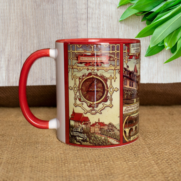 Cana suvenir, Orologiu din Turn, Sighisoara Medievala [3]