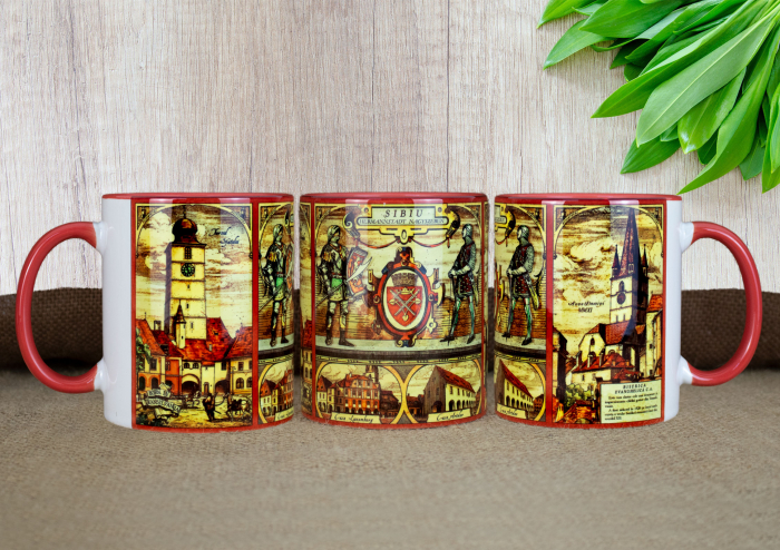 Cana suvenir Sibiu medieval (set 6 buc) [5]