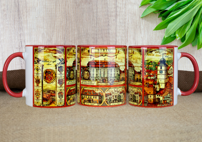 Cana suvenir Sibiu medieval (set 6 buc) [3]
