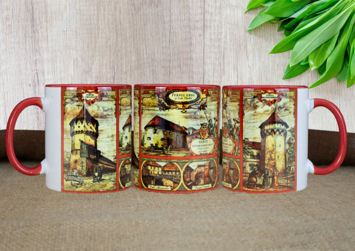 Cana suvenir Sibiu medieval (set 6 buc) [6]