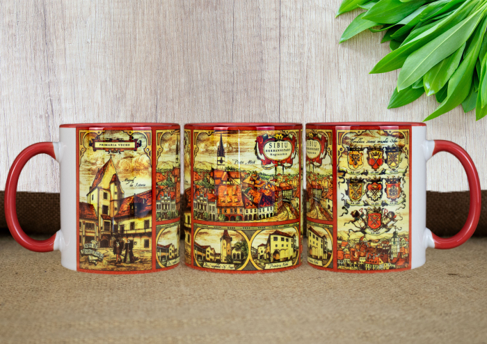 Cana suvenir Sibiu medieval (set 6 buc) [2]