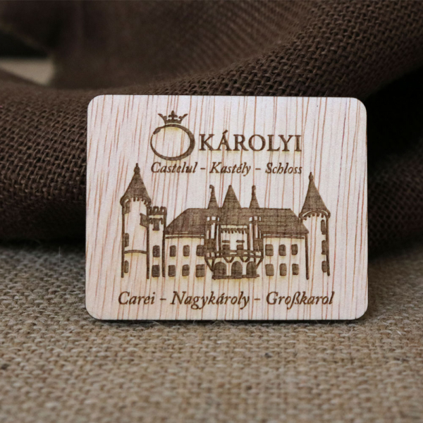 Magnet De Frigider Gravat,  Castelul Karolyi Carei [3]