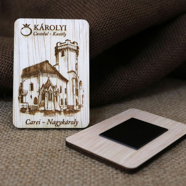 Magnet De Frigider Gravat,  vertical, Castelul Karolyi Carei [4]