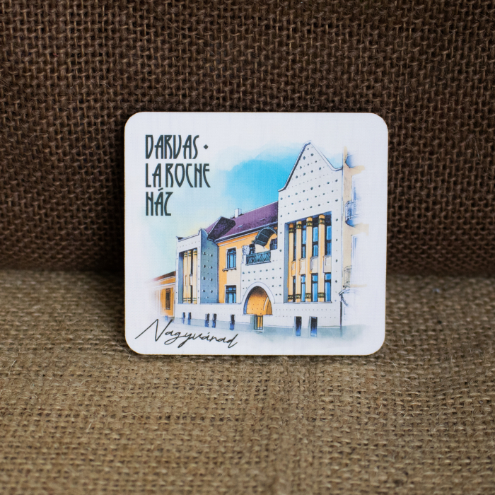 Magnet De Frigider suvenir, Acuarela, Casa Darvas La Roche, Art Nouveau, Oradea [3]