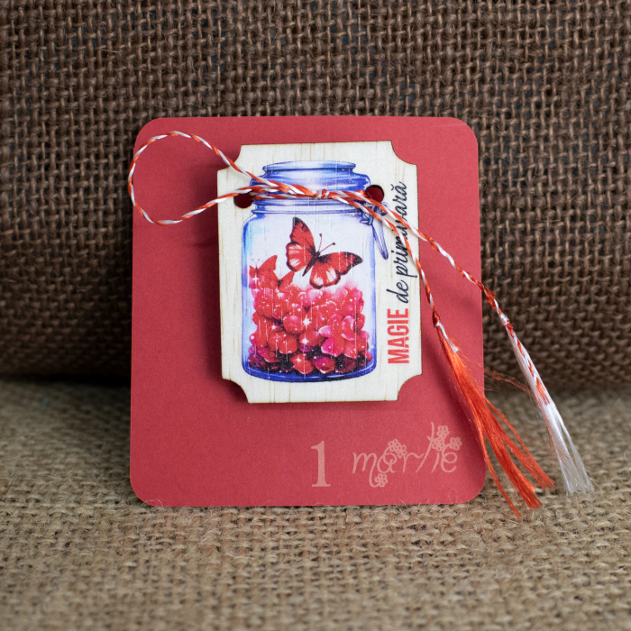 Martisor din lemn, "Magie de primavara" [3]