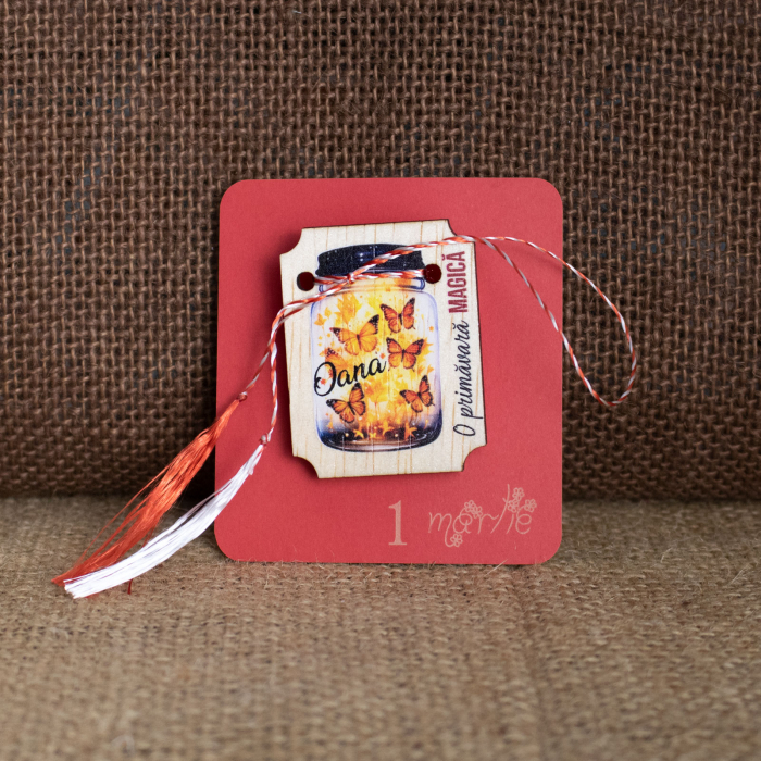 Martisor din lemn, "O primavara magica" [3]