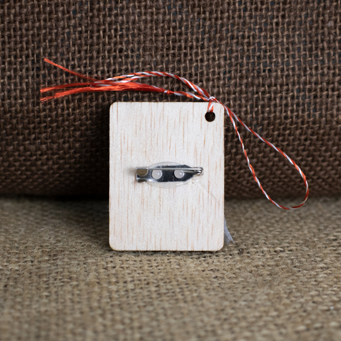 Martisor din lemn, "Stropi de martie" [2]